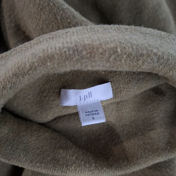 J Jill Top Sweater Textured Cowl Neck Womens Small Minimalist Capsule Career - Picture 8 of 11